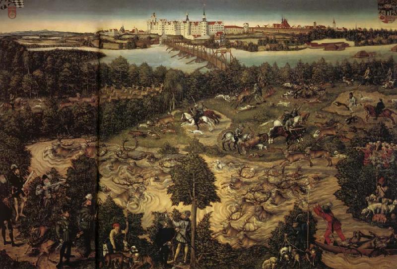 The Stag Hunt, Lucas Cranach